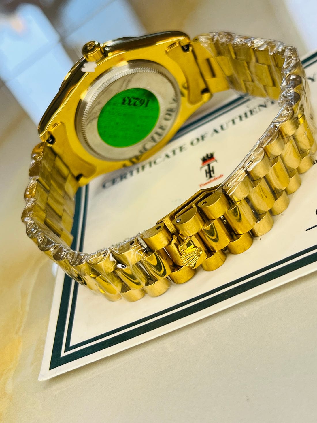 ROLEX Premium Day Date All Gold Dial Watch