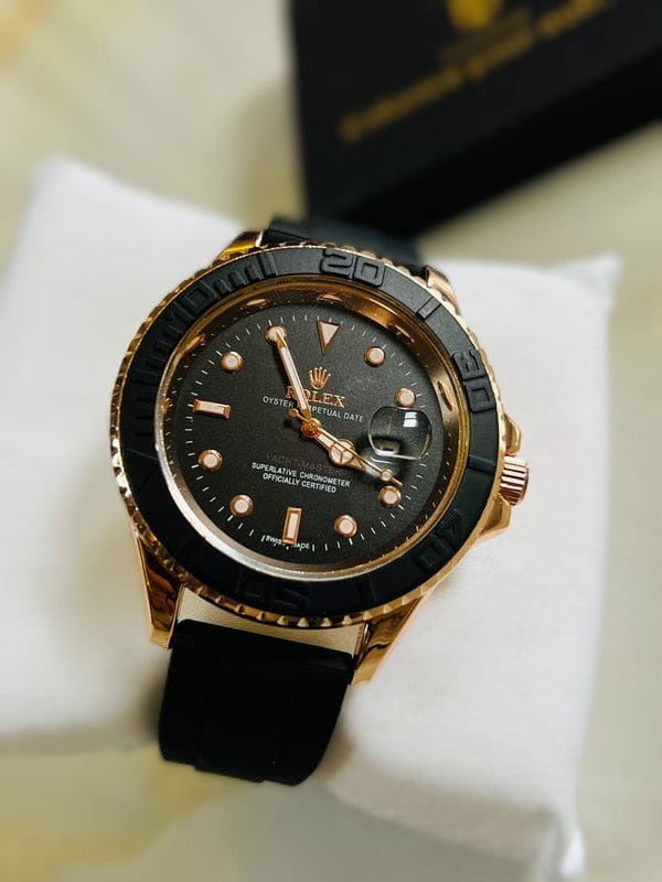 ROLEX DAYTONA SILICONE STRAP WATCH ⌚️